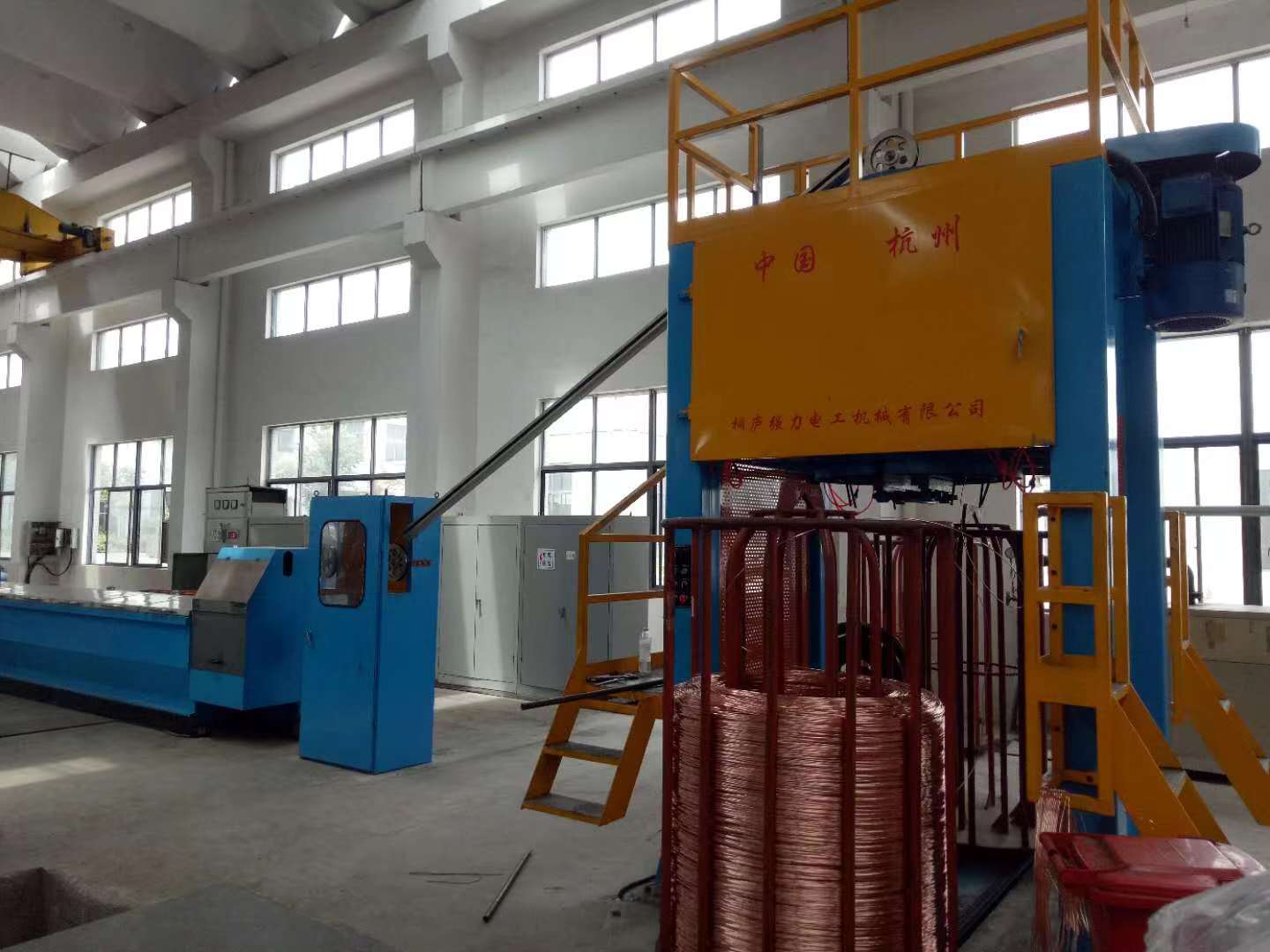 LHT-450/8 high speed equal diameter copper drawing SDM830 inverted plum unloader
